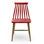Chaise d'appoint à dossier en lattes