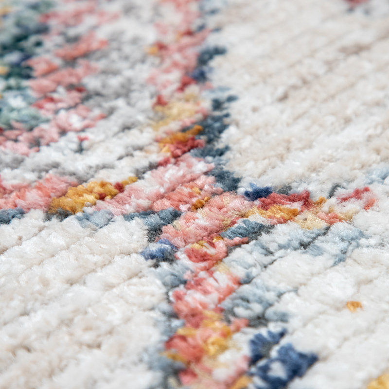 Tapis gris / brun Marin Southwestern, Rectangle 2 pi 8 po x 4 pi 11 po