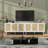 Rattan Storage Cabinet with 3 Doors, Boho Sideboard Buffet Cabinet  Wood Farmhouse Credenza Cabinet with Adjustable Shelves for Living Room Kitchen Entryway Hallway-915331010