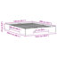 Floor Bed Frame With Storage Solid Pine Wood-804585992-804586012