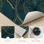 Tapis de cuisine lavables antidérapants bleu sarcelle
