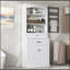 Armoire de salle de bain durable avec options de rangement polyvalentes et design moderne