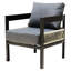 Multi-Person Outdoor Iron Sofa Set With A Table-2099186337