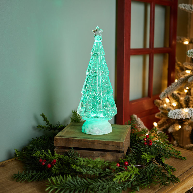 Arbre de Noël à DEL vert H 12 po