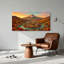 Ensemble de 1 tableau sur toile représentant un paysage d'automne-129349516-129349515