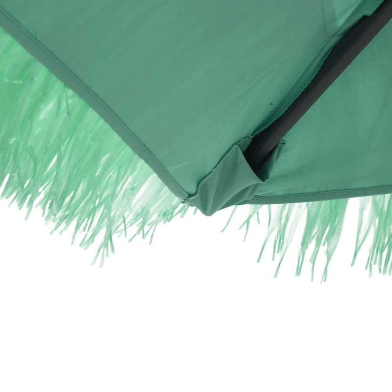 Beach Parasol, Green, 248cm H x 248cm W x 248cm D
