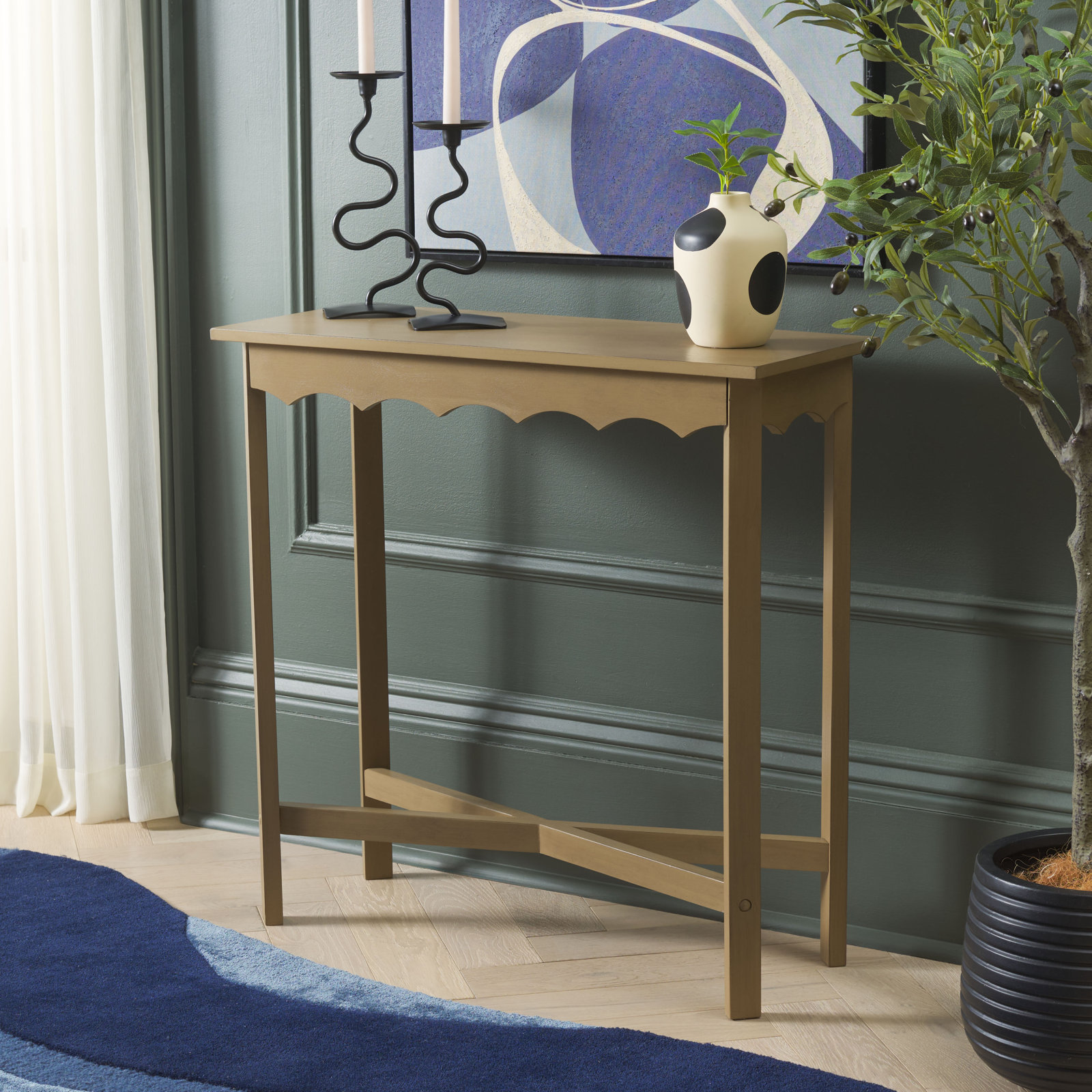 Sabine 32" Console Table, Desert Brown, Desert Brown