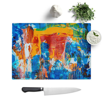 Tempered Glass Art Painting Vol.451 Chopping Board