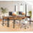 78.7" Extra Long Double Office Desk