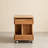  Mobile Solid Oak End Table with Adjustable Lift Top and Storage-1797445064