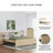 Dunagan King Panel Platform Bed-123385164-123385161