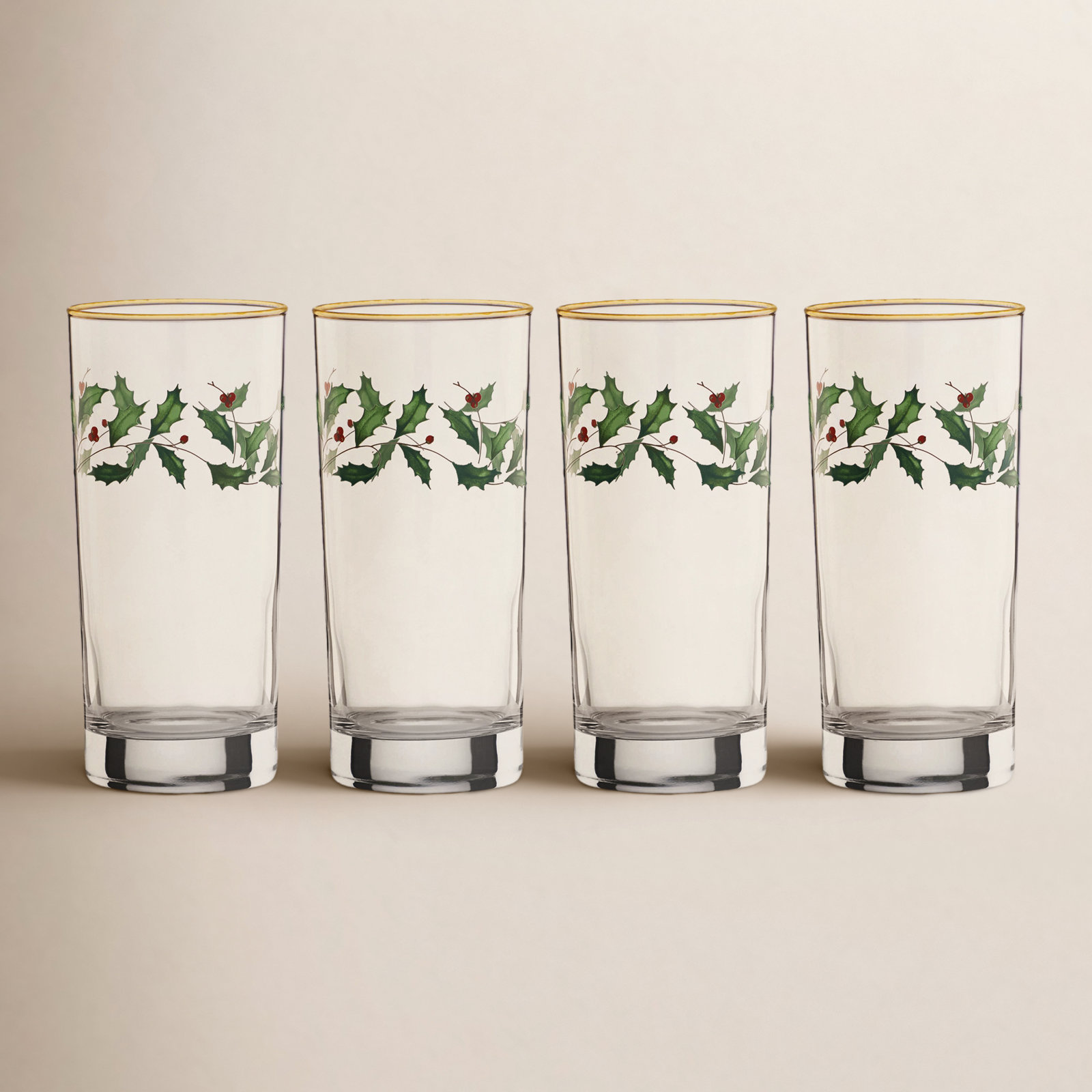 Holiday Highball Glass