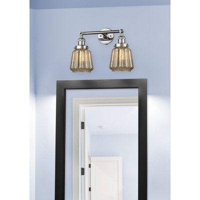 Éclairage pour meuble-lavabo à 2 lumières à intensité réglable Vinson