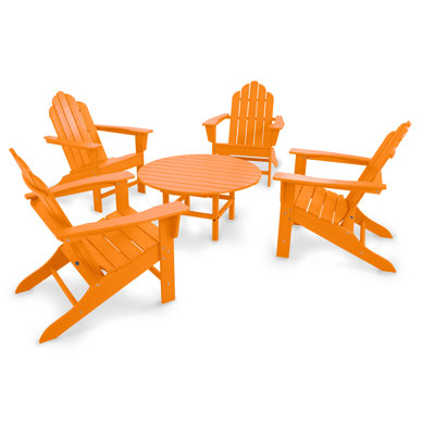 Ensemble de conversation 5 pièces POLYWOOD Long Island Adirondack