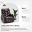 Fauteuil de massage chauffant en similicuir-1181779043