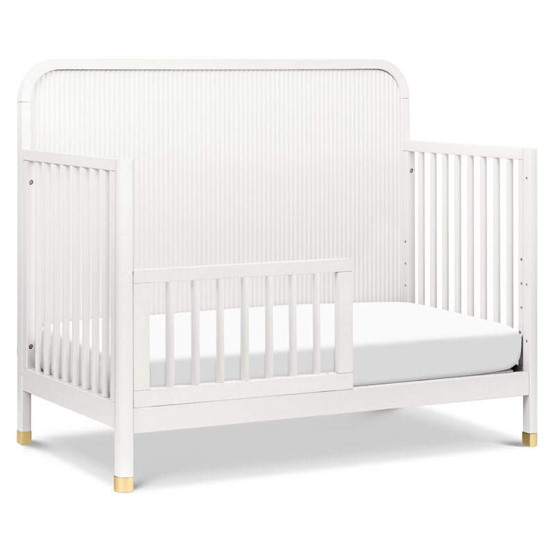 Brimsley Tambour 4-in-1 Convertible Crib, Warm White