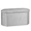 110cm Wide Velvet Oval Footstool Ottoman-914621627