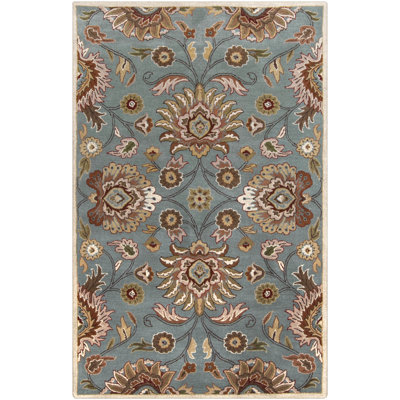Tapis gris moyen en laine Arden