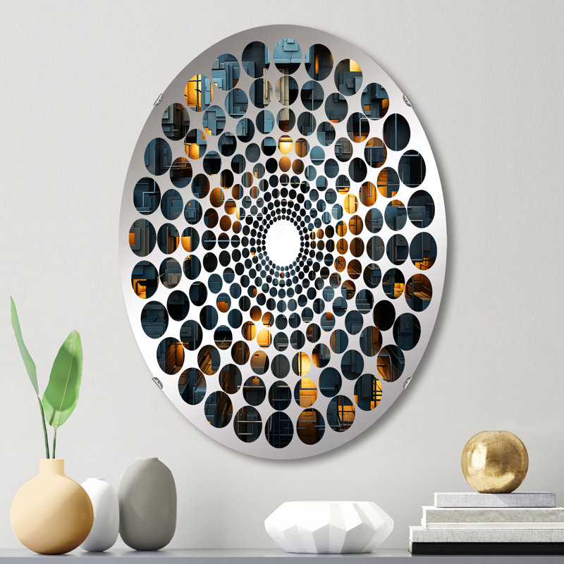 Miroir mural oval, 29,5 po x 19,6 po