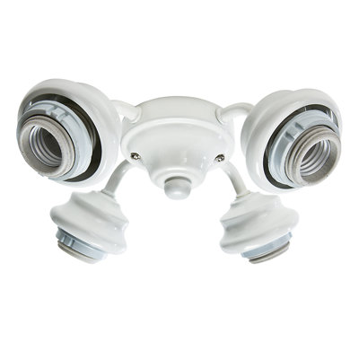 4 - Light Ceiling Fan Light Fitter