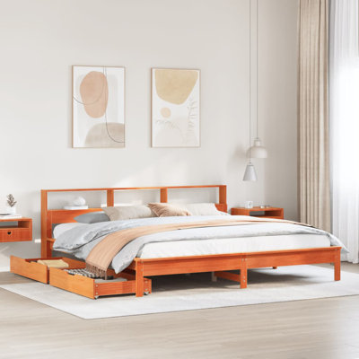 Juengel Solid Wood Storage Bed