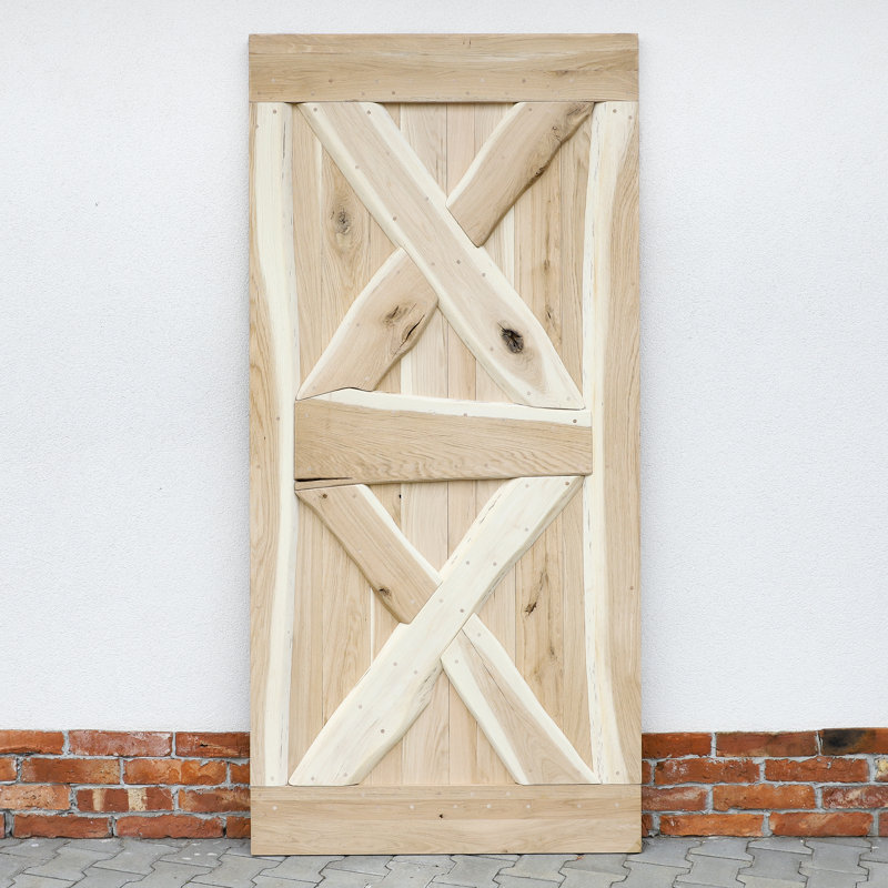 Makena Barn Door, 210cm H x 80cm W x 4cm D, Unfinished