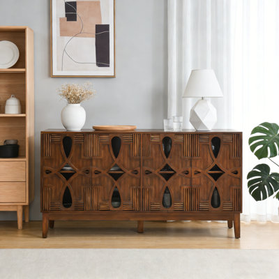 Armoire de rangement 60,5 "Mid Century