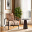 Laney Goat Hide Upholstered Occasional Chair