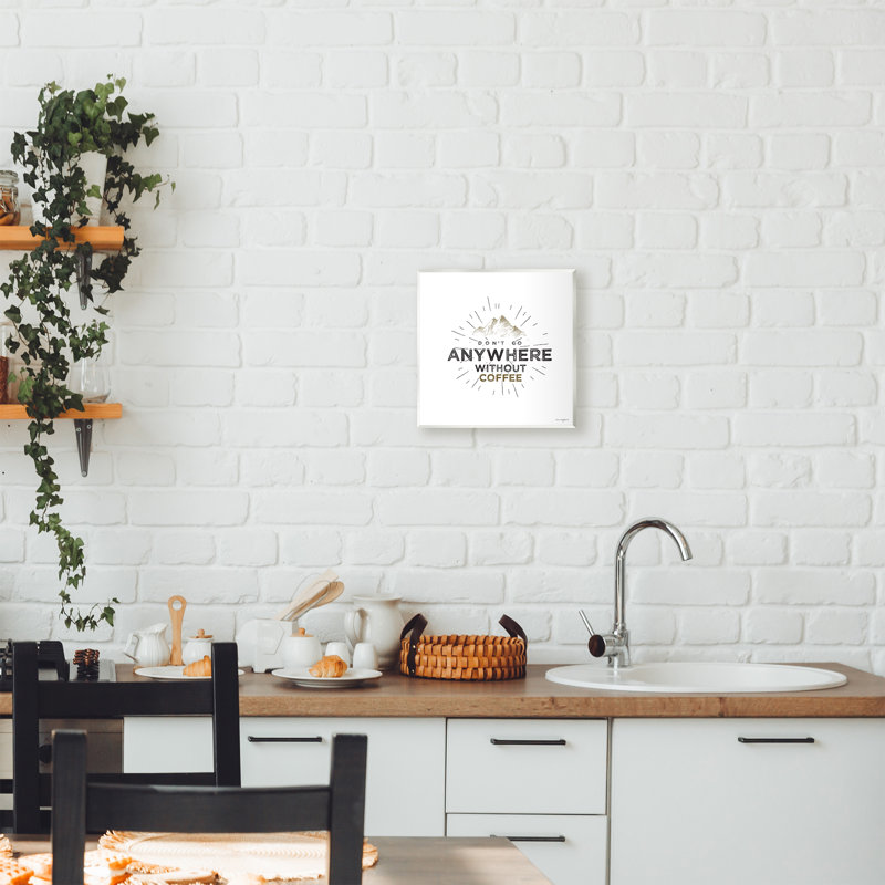 Plaque murale «Don't go less», design par Seven Trees Design