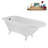 62" Streamline Clawfoot Tub,Tray,Drain, Clawfeet-101628987-102218227