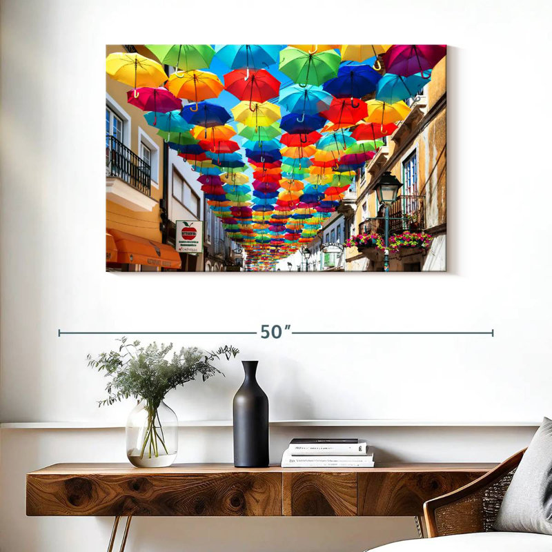Parasols colorés Hannes II, H 26 po x l 39 po