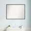 Miroir mural bleu et gris-947598202