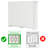 10 Cube Storage Organizer Book Shelf, Retro White-1697861055