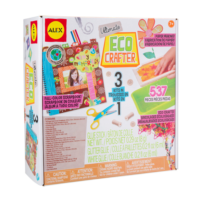 Ultimate Multicolor Eco Crafter Kit with Recycled Materials