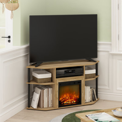 Meuble télé avec foyer électrique Beitske