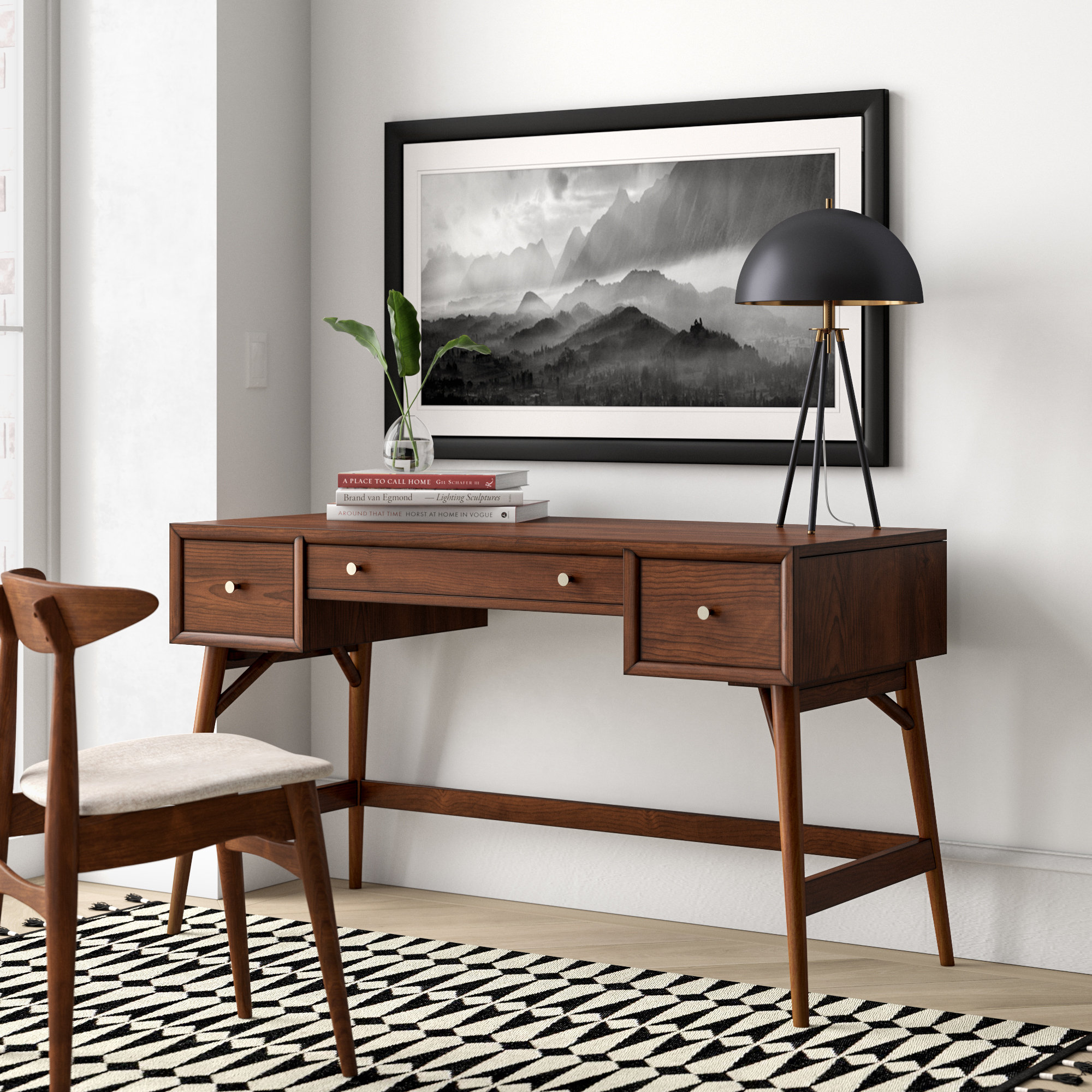 Mercury Row Norberg Desk - Modern Wood Office Desk