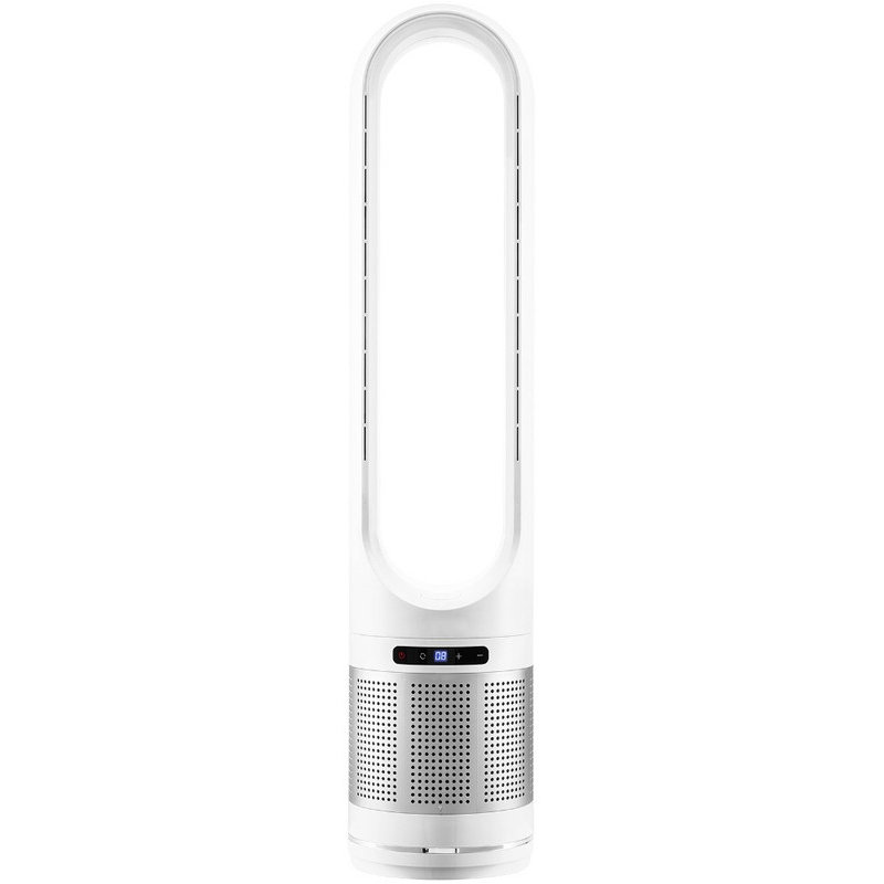 Ventilateur tour oscillant de 40 po, débit d'air de 15,4 pi / s, minuterie de 8 heures avec télécommande