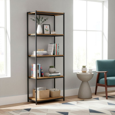 75"H Wilhelmine Etagere Bookcase