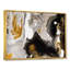 Or et vagues de marbre noir II - peinture sur toile-67231991-67231992