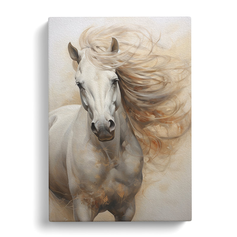 Horse Informel - Wrapped Canvas, 50cm H x 35cm W x 3cm D