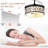 42" Retractable Ceiling Fan with Lights and Remote, Reverisble Quiet DC Motor Chandelier Ceiling Fan