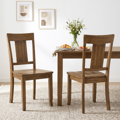 17.5"H Solid Wood Dining Chair