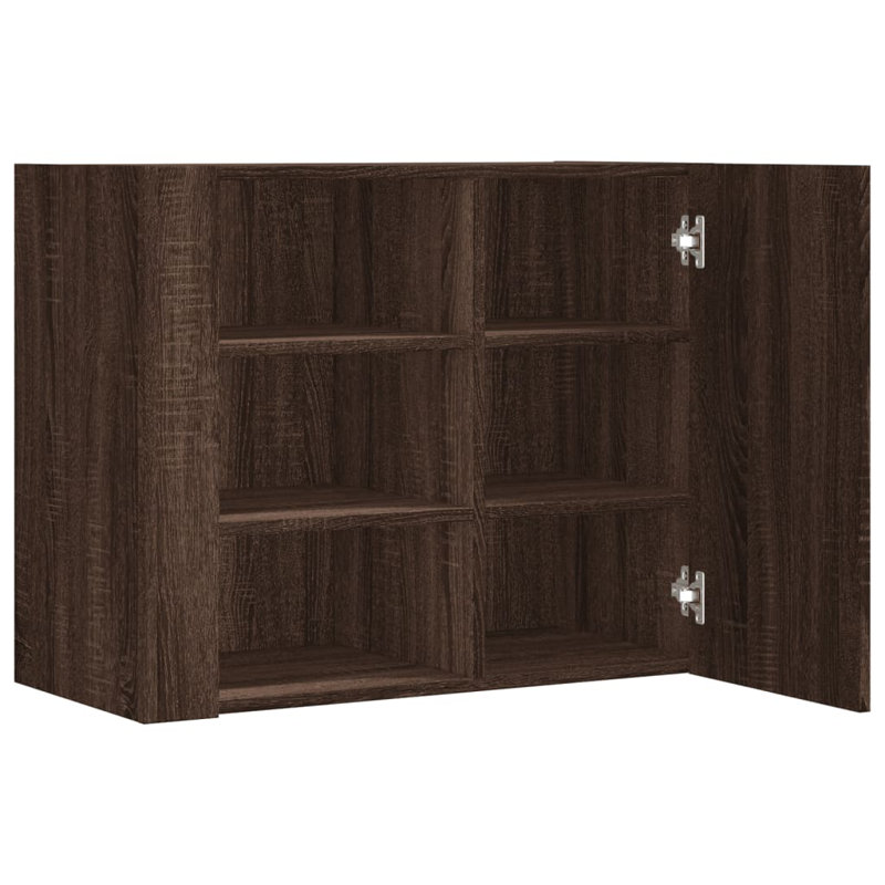 Antoninette Floating Shelf, Brown Oak