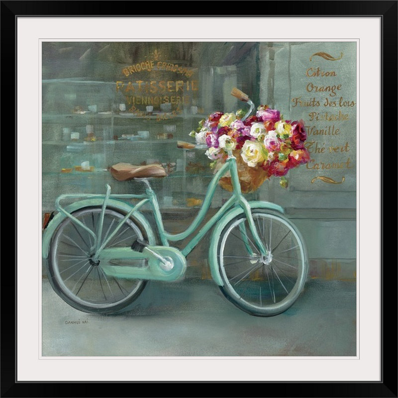 Hanli «Joy of Paris I», Danhui Nai, impression, H 32 po x l 32 po x P 1 po, Cadre noir