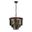 Lustre moderne en cristal à 6 franges 6 lumières-1359916118