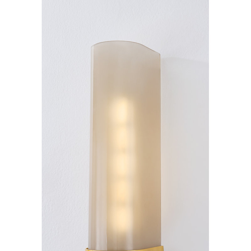 Chatham Six Light Sconce, Aged Brass