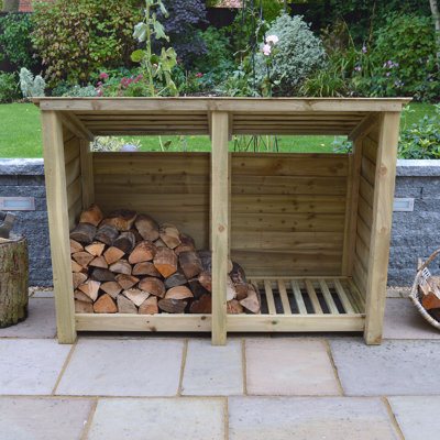 Tappahannock 180cm W x 74.5cm D Solid Wood Log Store