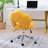 360°Swivel Height Adjustable,Swivel Chair,Teddy fabric,home office chair-1669524145