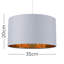 20cm H Cotton Drum Pendant Shade ( Uno )-862257711