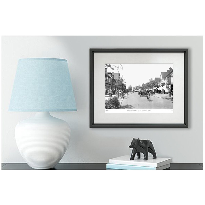Letchworth, Leys Avenue 1922 by Francis Frith - Single Picture Frame Print, 40cm H x 50cm W x 2.3cm D